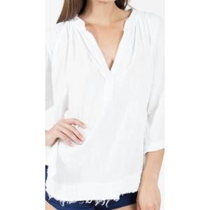 NEW 9SEED marrakesh double gauze dashiki in white